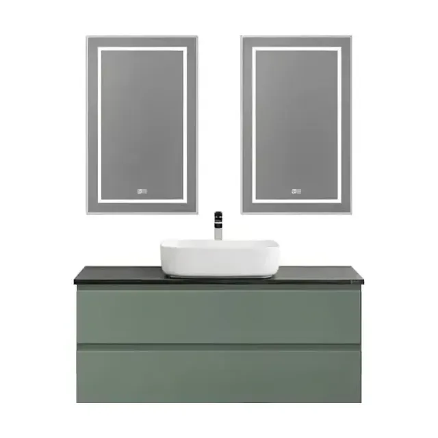 Комплект мебели BelBagno Крафт (Kraft) 120 с двумя ящиками еловый матовый (столешница черный матовый мрамор)