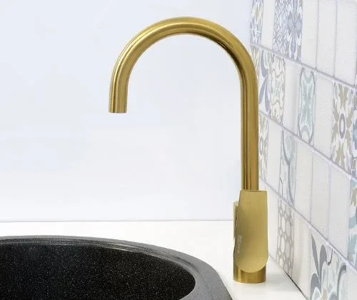 Смеситель WasserKRAFT Aisch 5507 для кухни матовое золото