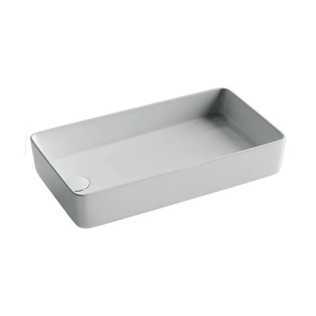Раковина из сантехнического фарфора Ceramica Nova Элемент (Element) 62 см CN5048 накладная цвет белый