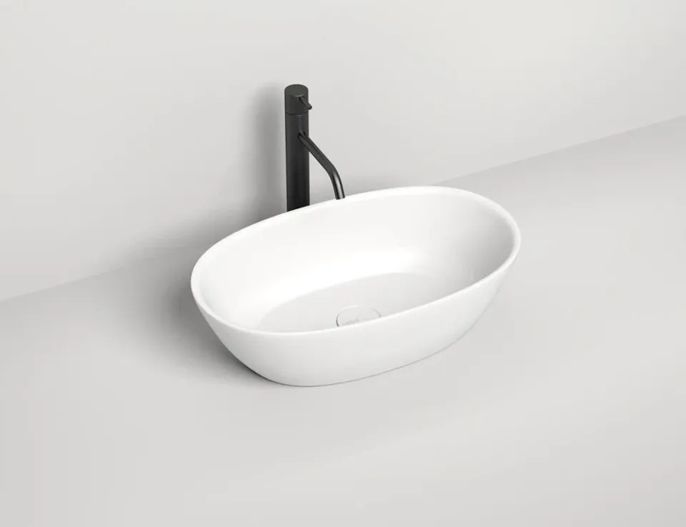 Накладная раковина Salini Sofia S-Sense 55.5*33 белый глянец