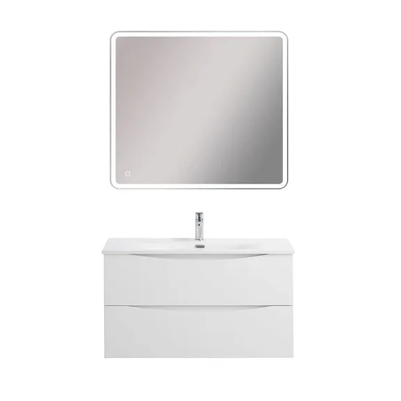 Комплект мебели BelBagno Marino-Cer-N 90 белый матовый