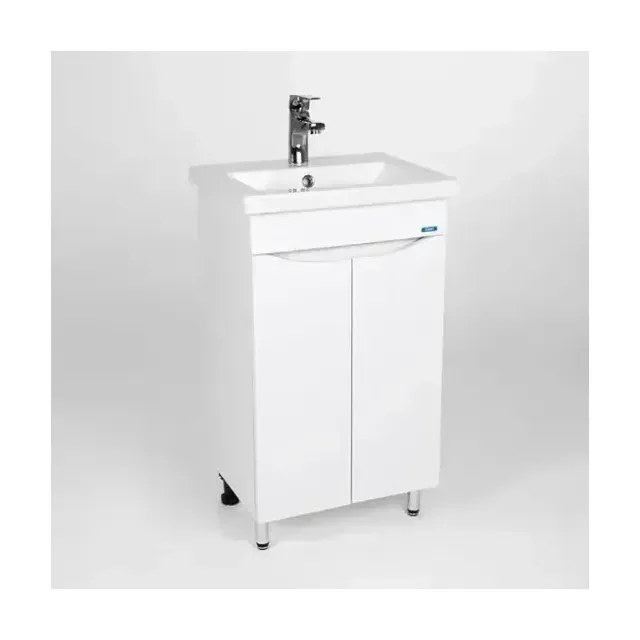 Тумба с раковиной Viant Рим 50 белый глянец VRIM50CO-T2ST (раковина Como 50)