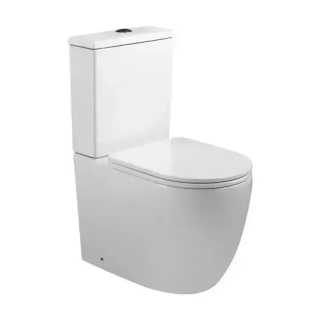 Унитаз-компакт Knotlor Эссенция 36*63 безободковый Торнадо с крышкой-сиденьем микролифт