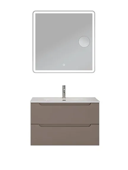 Комплект мебели BelBagno Этна (Etna) 90 бежевый матовый (раковина BB900ETL)