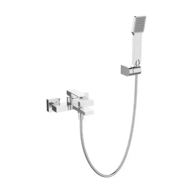 Смеситель BelBagno Романо (Romano) ROM-VASM-CRM для ванны и душа с душевыми аксессуарами хром