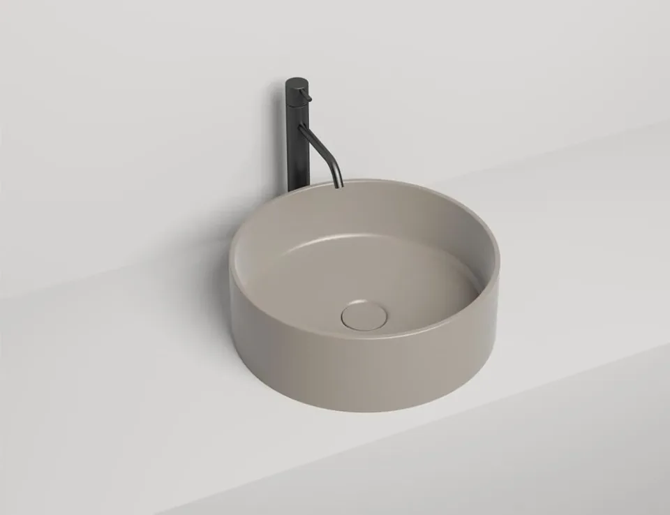 Накладная раковина Salini Armonia 02 S-Stone 45*45 цветная матовая (по RAL)