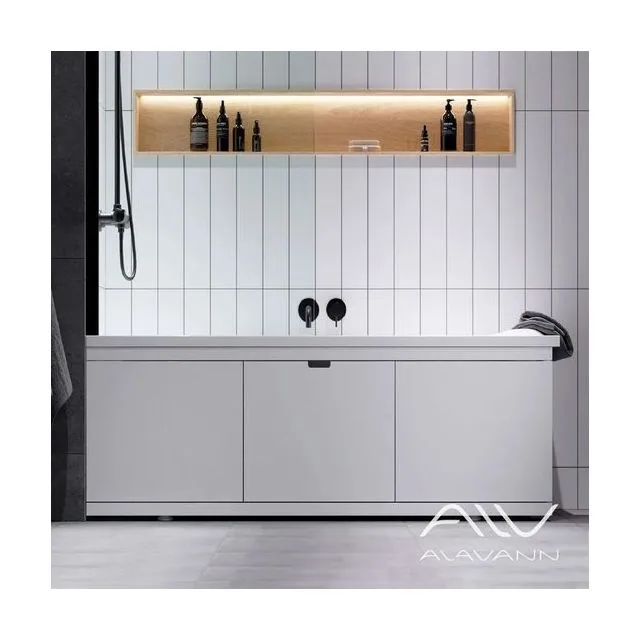 Экран под ванну Rita Plus 150 из МДФ белый Alavann ALV1027001