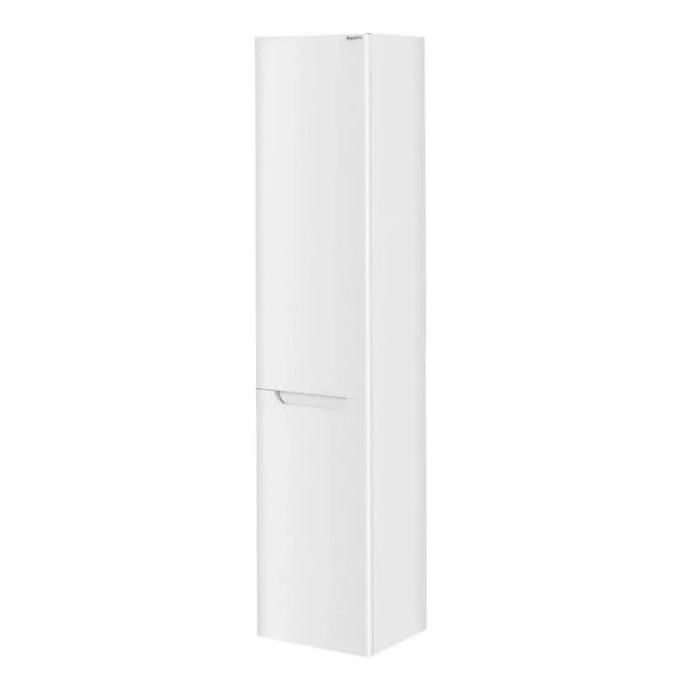 Пенал Aquanika Wood 33*150 белый глянец