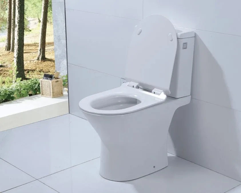 Унитаз-компакт Orans Ceramic WM9902 37*61,5 безободковый с крышкой-сиденьем микролифт Slim