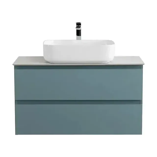 Тумба с раковиной BelBagno Крафт (Kraft) 90 голубая матовая (столешница KEP-90-BO)