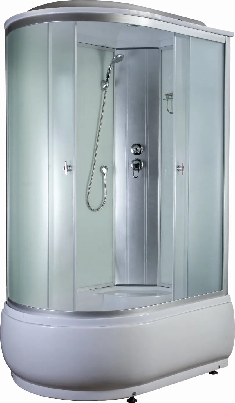 Душевая кабина AQUAPULSE 4006D 120х80х220см. fabric white (в/п), угол правый.