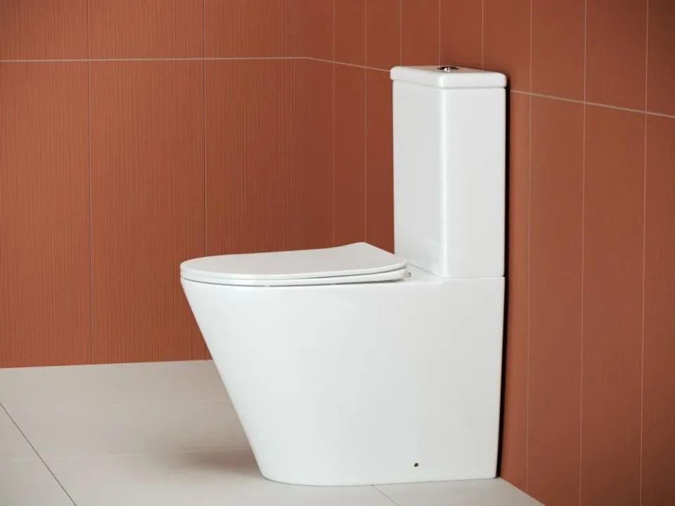 Унитаз-компакт Ceramicanova Highligh CN1802 36*61 безободковый с крышкой-сиденьем микролифт Slim