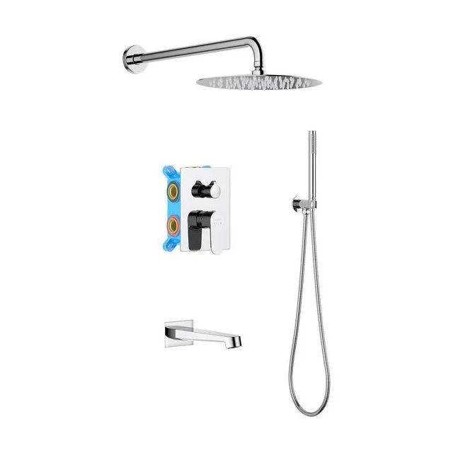 Set 4 в 1 душевой комплект AQUATEK AQ1273CR ОБЕРОН