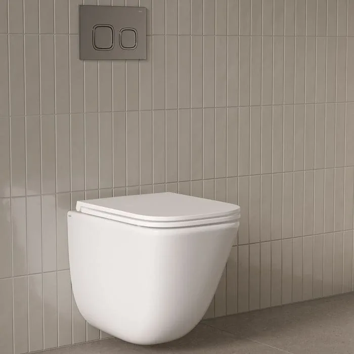 Подвесной унитаз Iddis Торр (Torr) Q TOQFDSEi25 34,5*48,5 безободковый Торнадо с крышкой-сиденьем микролифт