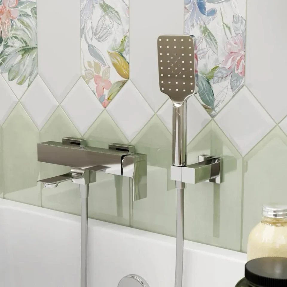 Смеситель Kerama Marazzi Fioretto для ванны и душа хром