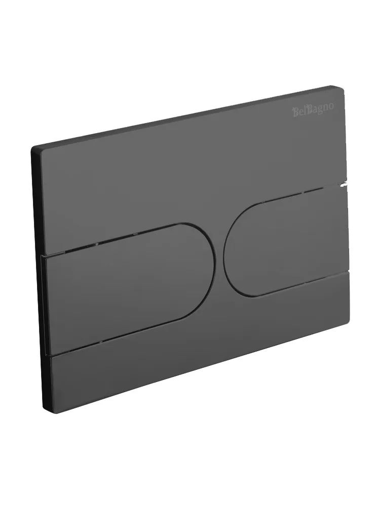 Кнопка смыва BelBagno BB-11-NERO.M, черный матовый