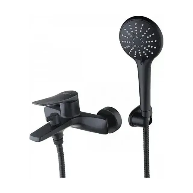 Смеситель Lemark Bronx LM3714BL для ванны и душа черный