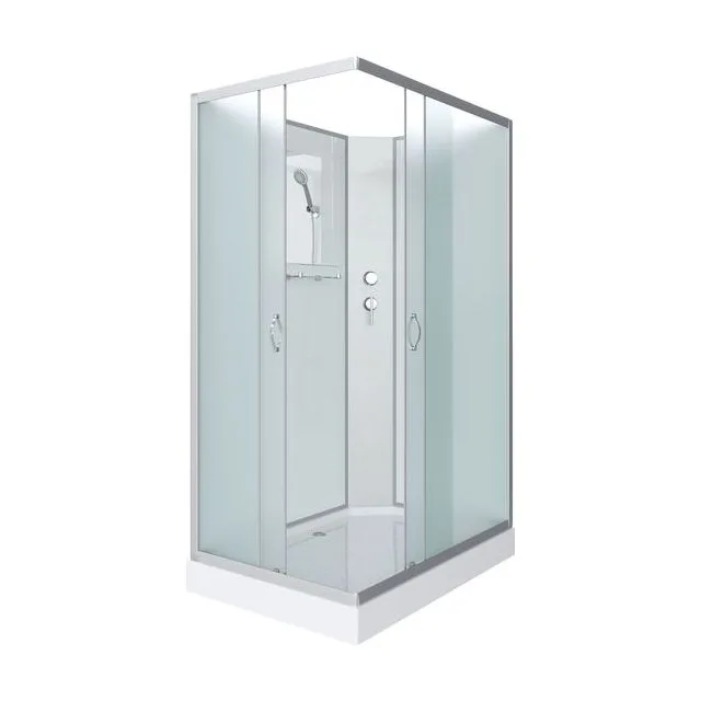 Душевая кабина Niagara Classic NG-43185-14QBK (110х80х200) низкий поддон(13см),стекло матовое