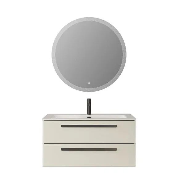Комплект мебели Cezares Эко-Кер (Eco-Cer) 100 Альпака Брашированная (раковина CZR-8073-100)