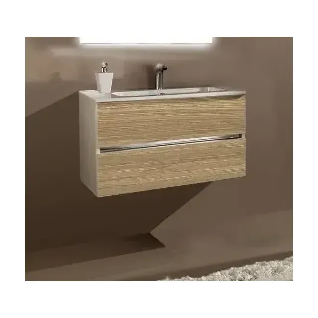 Тумба с раковиной SanVit Кубэ-2 90 белый глянец/на выбор