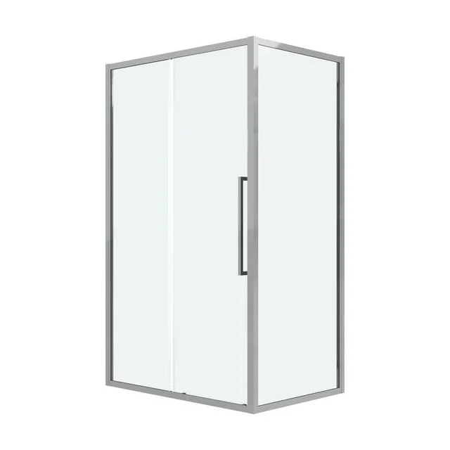 Душевое ограждение Grossman Cosmo 100.K33.02.110.10.00-200.K33.02.80.10.00 (110х80х195) раздвижная,хром,стекло прозрачное