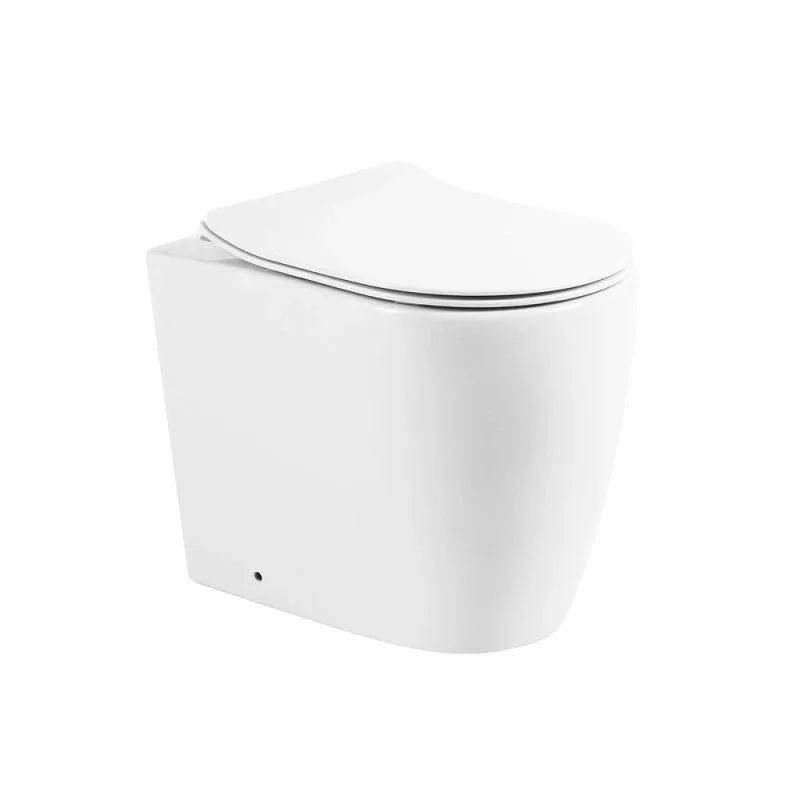 Приставной унитаз BelBagno Марино (Marino) BB105CBR 36*52 безободковый с крышкой-сиденьем микролифт BB2034SC