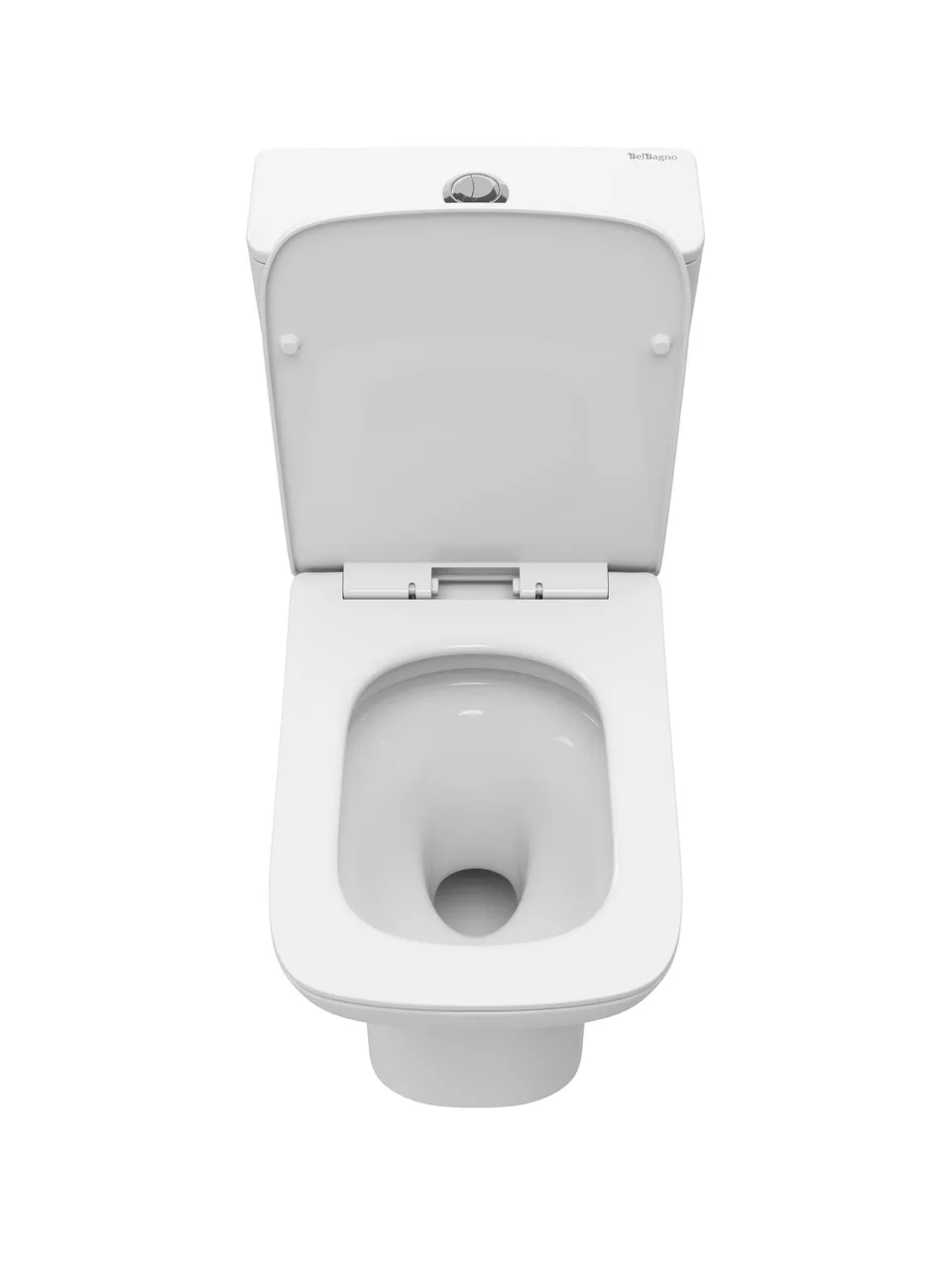 Унитаз-компакт с сиденьем и смывом TORNADO BelBagno ROMANO -TOR BB2803CP/T-TOR/SC