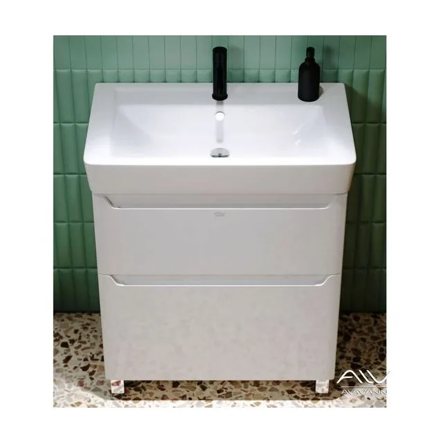 Тумба с раковиной Alavann Lana 80 СТ-5701-0800-00 белая напольная