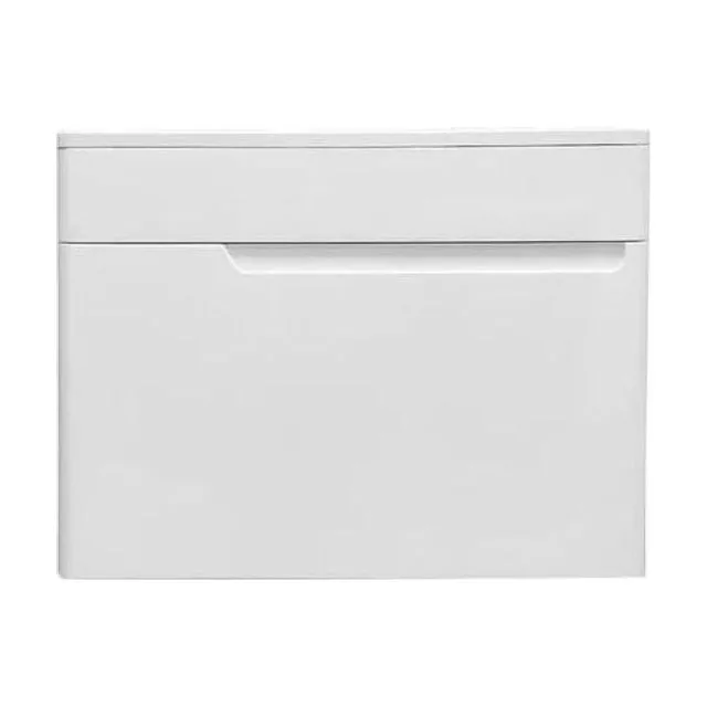 Тумба с раковиной Эстет Kare Luxe 60 подвесная 1 ящик белая ФР-00007077