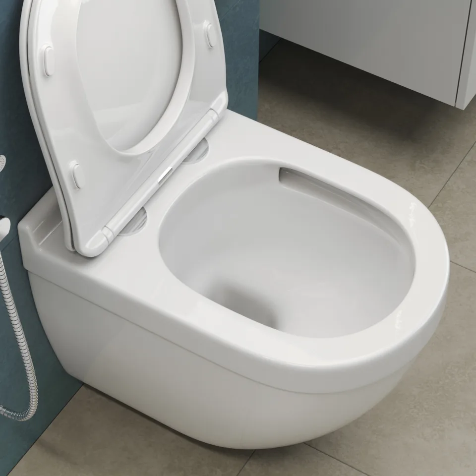 Унитаз подвесной безободковый BelBagno SENSO-TOR BB017CH-TOR/BB2034SC