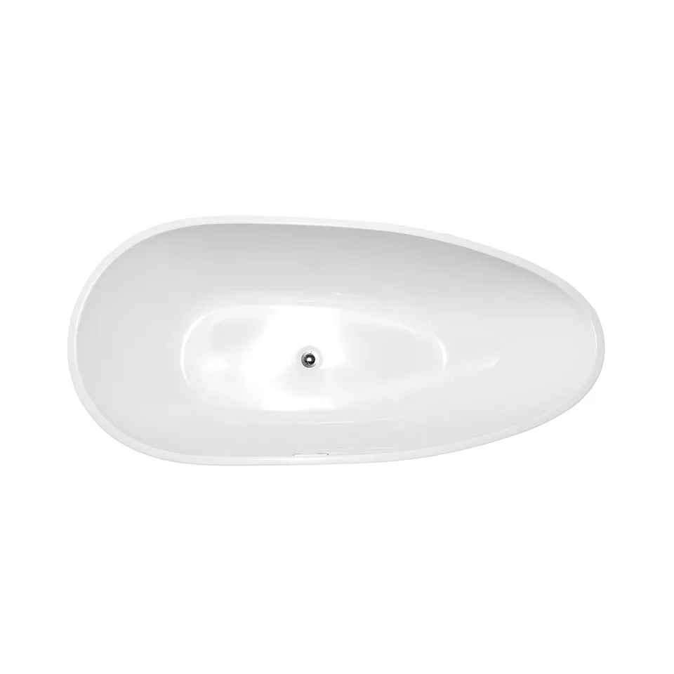 Ванна акриловая Vincea VBT-422-1700, 1700*800*600, цвет белый, слив-перелив в комплекте