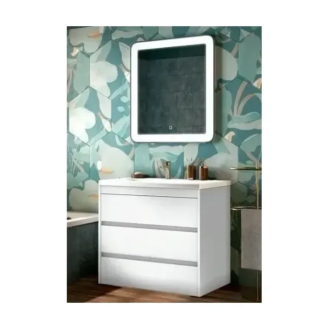 Комплект мебели Art&Max Фемели/Family 90 Bianco Lucido напольный