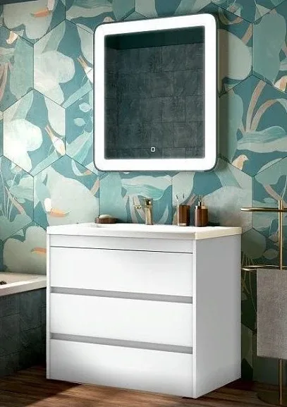 Комплект мебели Art&Max Фемели/Family 90 Bianco Lucido напольный