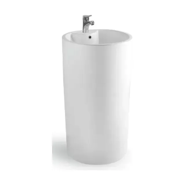 Напольная раковина CeramaLux NB135 46*46 белая