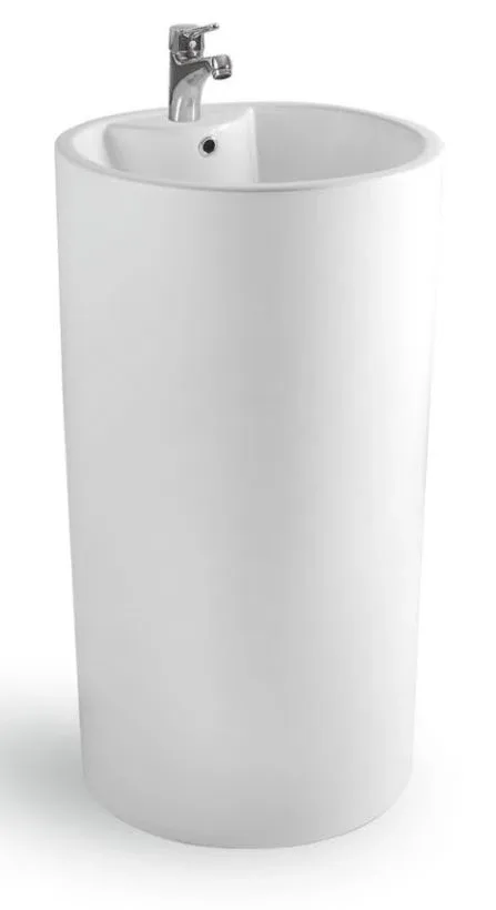 Напольная раковина CeramaLux NB135 46*46 белая