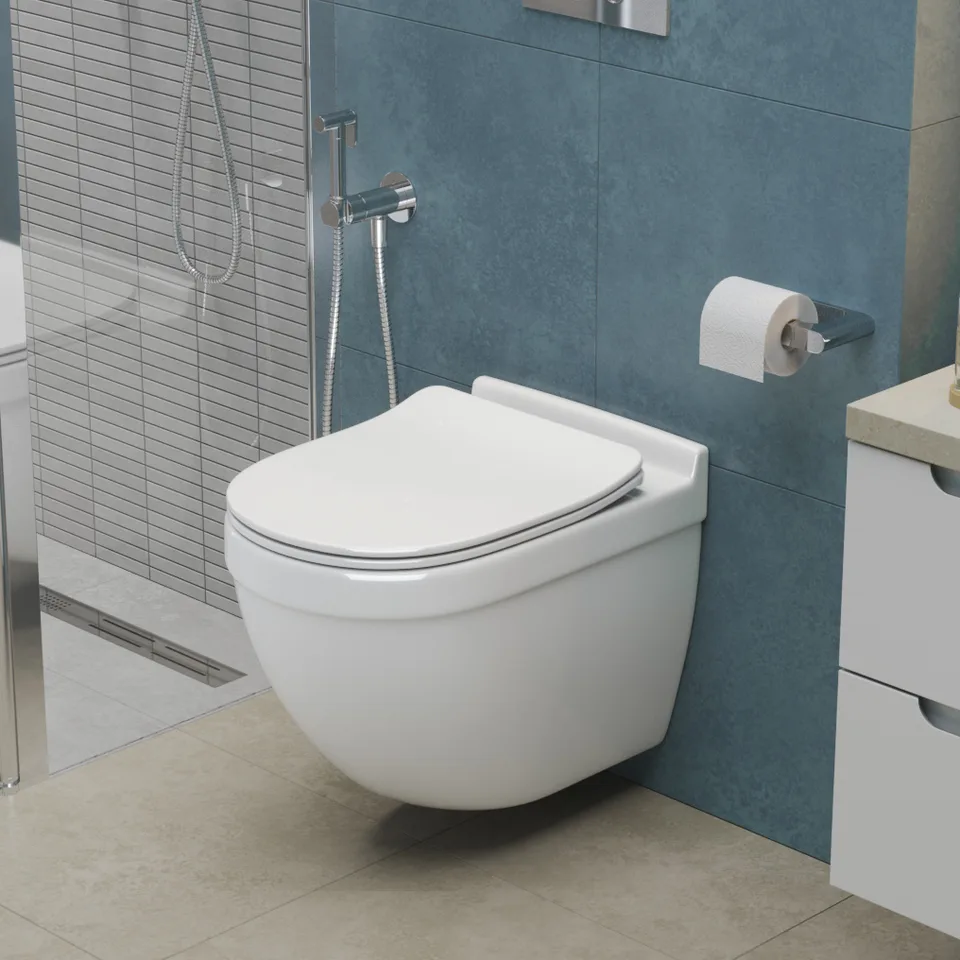 Унитаз подвесной безободковый BelBagno SENSO-TOR BB017CH-TOR/BB2034SC