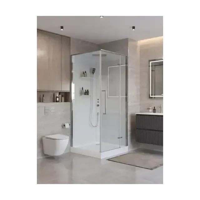 Душевая кабина BelBagno UNO-CAB-A-1-90-C-Cr-Bi-TOP-R 90х90х212,5 правая