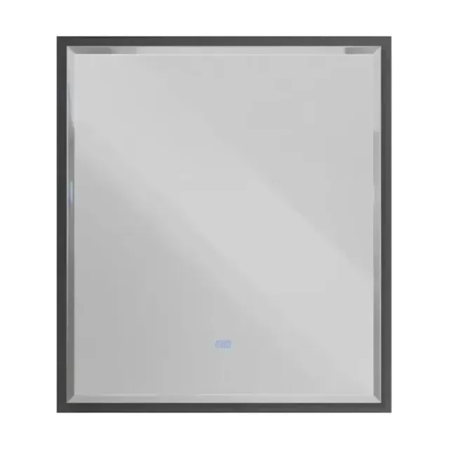 Зеркало Cezares Интерни (Interni) CZR-SPC-INT-800-900-LED-TCH-WARM-TIT 80*90 с контурной подсветкой, сенсорным выключателем и подогревом титан