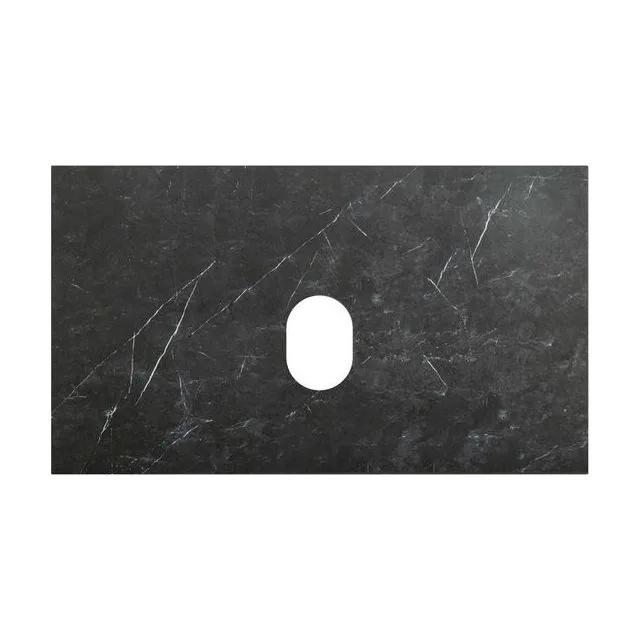 Столешница из керамогранита BelBagno KEP-80-MNO-W0 Marmo Nero Opaco