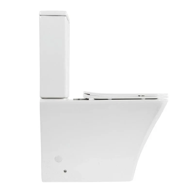 Унитаз-компакт BelBagno Марми (Marmi) BB052CPR безободковый,горизонтальный выпуск,с крышкой-сиденьем BB052SC