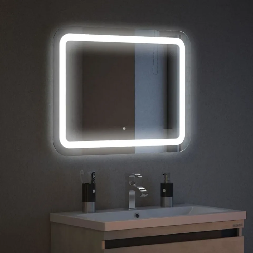 Зеркало Corozo Сиена 80 с Led-подсветкой сенсорный выключатель