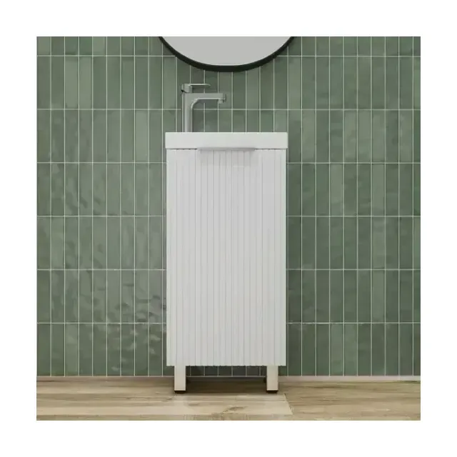 Тумба с раковиной Style Line Соло 40 L/R белый софт