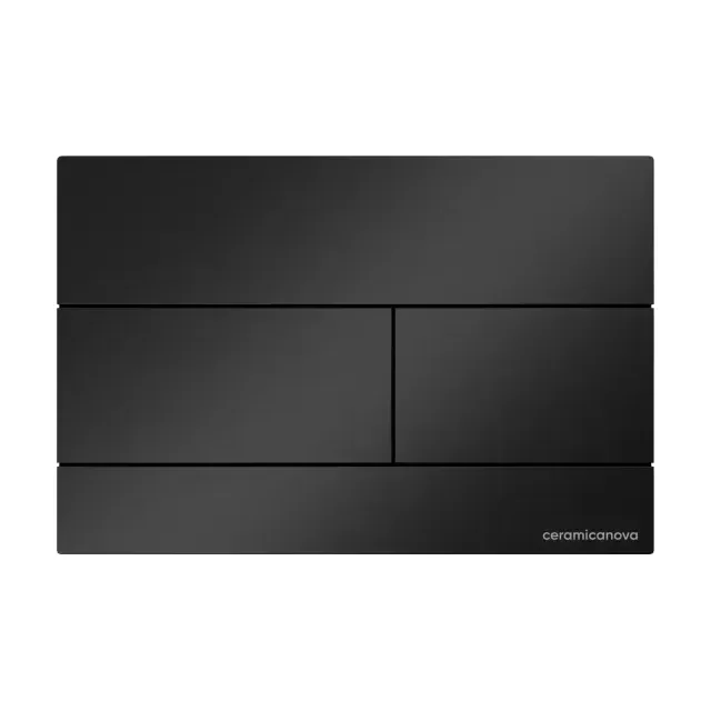 Клавиша смыва Ceramica Nova Баланс (Balance)/Прямоугольник (Rect) CN12-004MB черный