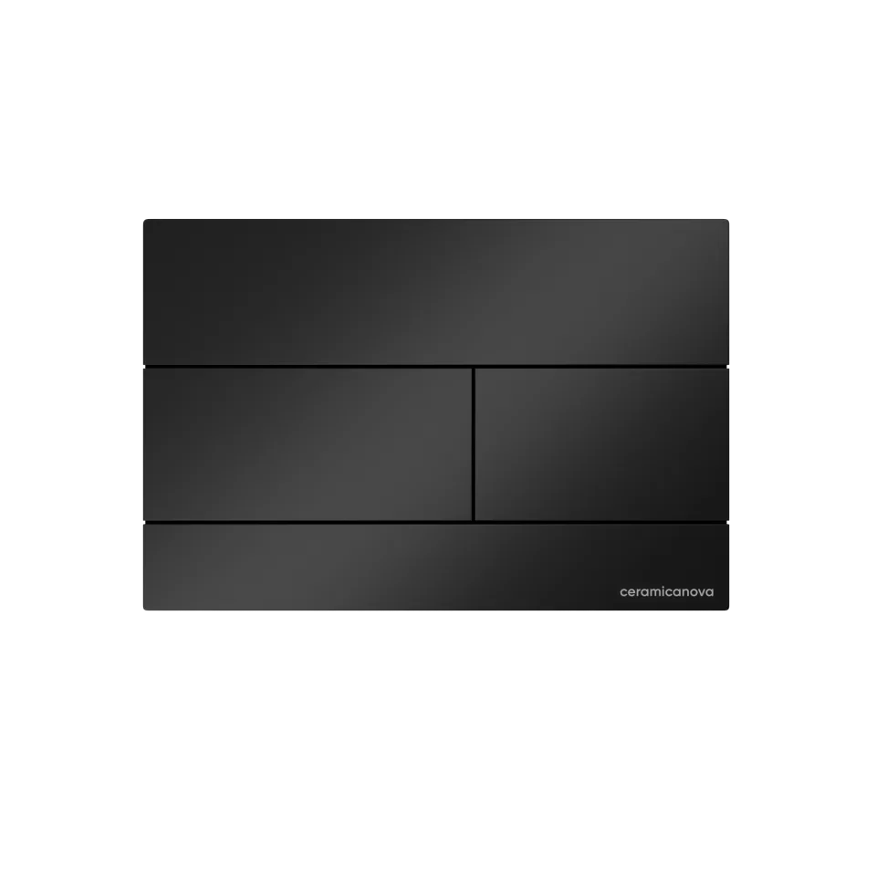 Клавиша смыва Ceramica Nova Баланс (Balance)/Прямоугольник (Rect) CN12-004MB черный
