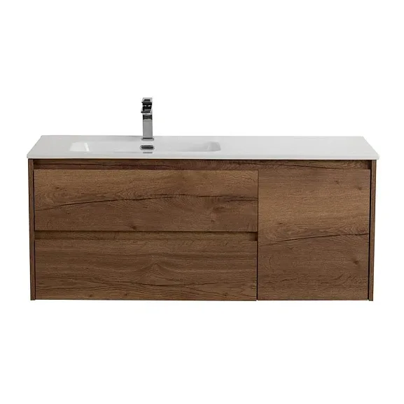Тумба с раковиной BelBagno Крафт (Kraft) 120 табачный дуб левая