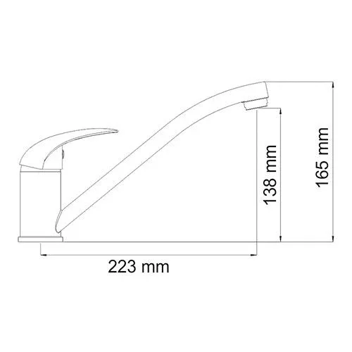 Смеситель WasserKRAFT Isar 2607 для кухни