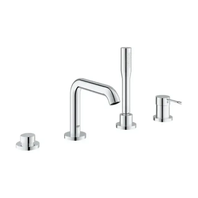 Смеситель на борт ванны Grohe Essence+ 19578001 на 4 отверстия хром