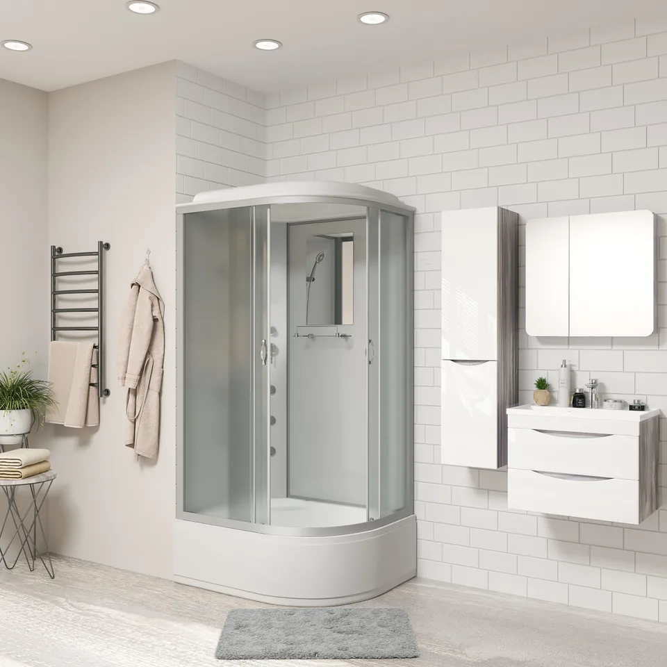 Душевая кабина Niagara Classic NG-2310-14LG (120х80х215) высокий поддон(40см),стекло матовое,4 места