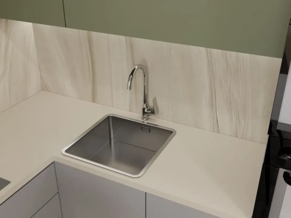 Смеситель Knotlor Прилив/EcoFlow KN-11 для кухни хром
