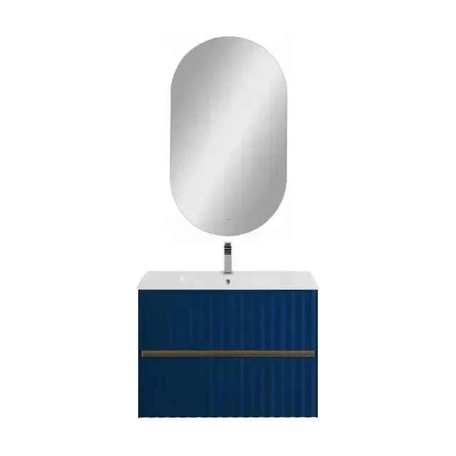 Комплект мебели Art&Max Элегант/Elegant 80 с LED подсветкой ручек сапфир